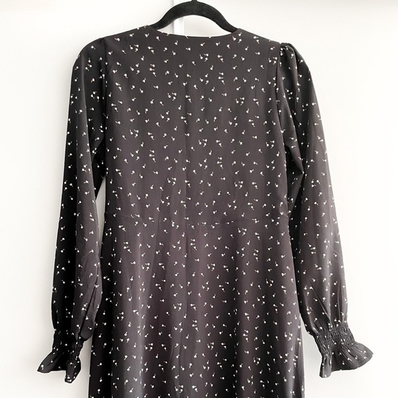 OAK + Fort Ditsy Floral Midi Dress - Picture 11 of 11